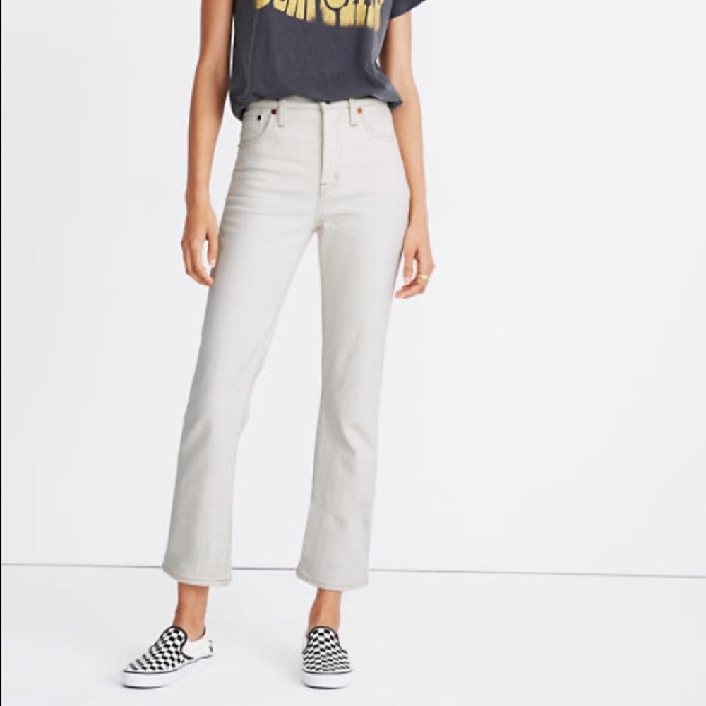 Madewell slim demi-boot jeans size 26